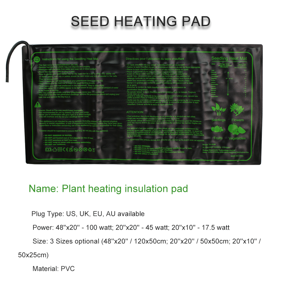 Cuscinetto riscaldante per pia - Seedling Heat Mat recensione e prezzo