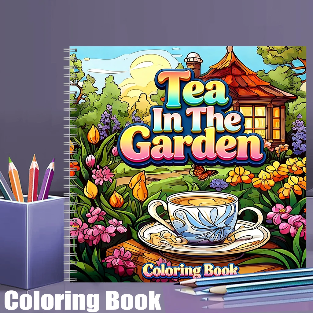 Libro da colorare Tea In The G - Farming And Agriculture recensione e prezzo