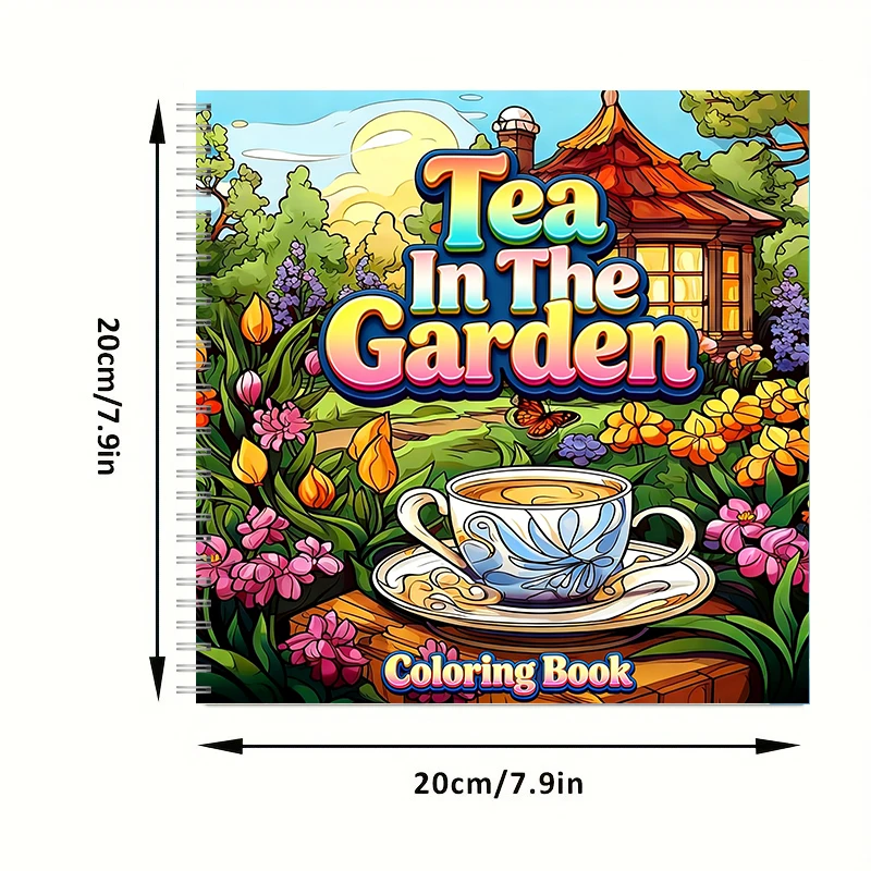 Libro da colorare Tea In The G - Farming And Agriculture recensione e prezzo
